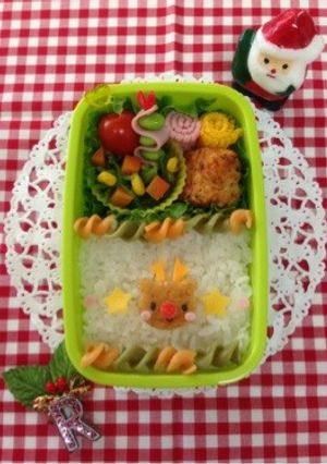 簡単！くま型でトナカイ☆ ＊キャラ弁＊-レシピのメイン写真