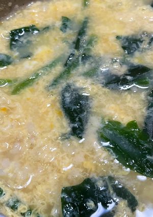卵とほうれん草のリゾットになりたかったよ-レシピのメイン写真