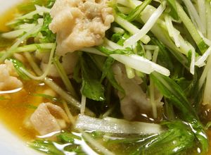 超簡単♪豚肉と水菜のハリハリ煮-レシピのメイン写真