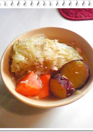 キャベツ丸ごと消費!!ほっこりポトフ♫-レシピのメイン写真