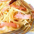 村上食堂●カリカリハムのスパゲティー