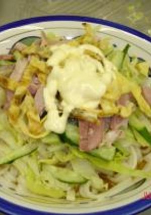 サラダうどん（１２０円)-レシピのメイン写真