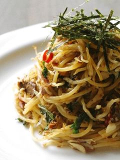 ちりめん&かつおフレークの和風パスタ-レシピのメイン写真