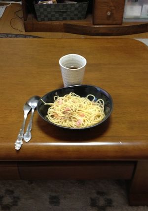 我が家のきのことベーコンパスタ-レシピのメイン写真