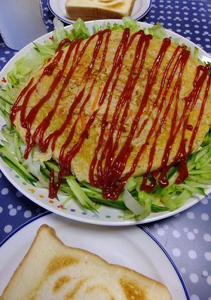 豆腐オムレツ-レシピのメイン写真