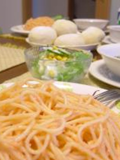 たらこスパゲティー-レシピのメイン写真