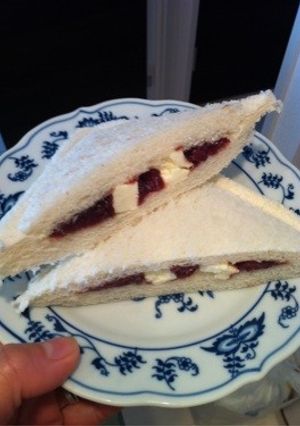 あずきとクリームチーズのサンド-レシピのメイン写真