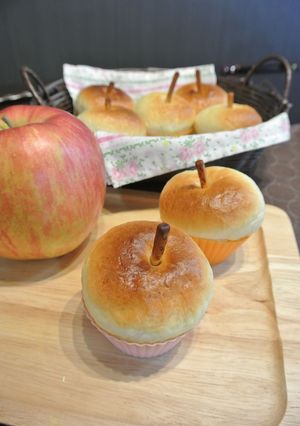 生クリームでしっとり❤りんごパン(HB)-レシピのメイン写真