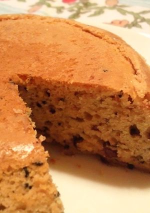 FP&炊飯器！あずきとゴマの和なケーキ❀-レシピのメイン写真
