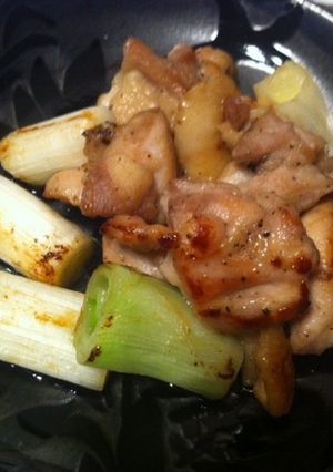 鶏肉と長ネギのシンプル炒め-レシピのメイン写真