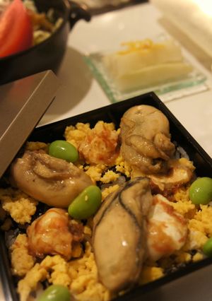 牡蠣とカマンベールチーズのちらし寿司-レシピのメイン写真