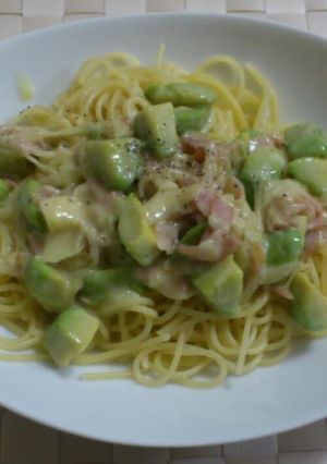 かなり濃厚☆アボカドのクリームパスタ-レシピのメイン写真