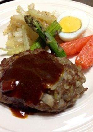 蓮根のヘルシーバーグ♫-レシピのメイン写真