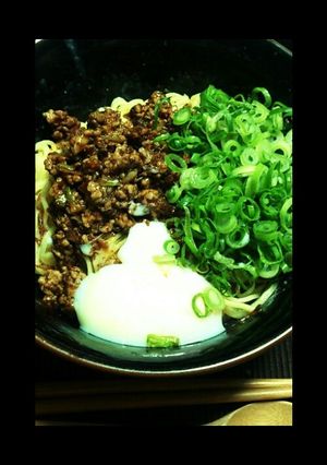 中毒性有!!!!失敗無しの汁無し担々麺☆-レシピのメイン写真