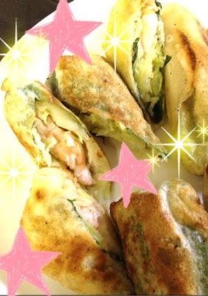 ♡キャベツたーっぷりエビと大葉の春巻き♡-レシピのメイン写真