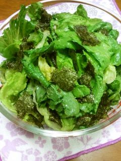 レタスと海苔のナムルサラダ-レシピのメイン写真