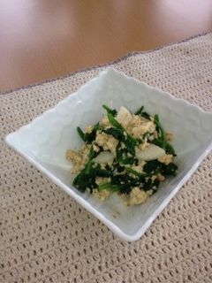 ほうれん草の白和え-レシピのメイン写真