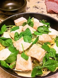 塩麹鮭と豆腐の蒸し鍋-レシピのメイン写真