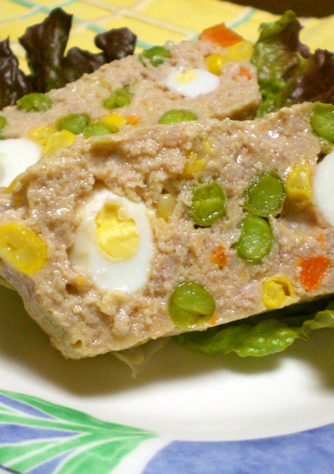 レンジで簡単♪あっさりミートローフ-レシピのメイン写真