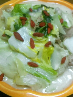 濃厚な旨さ!俺流の豚肉と白菜のミルク煮-レシピのメイン写真