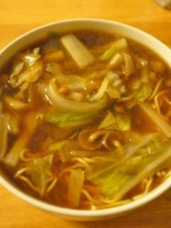 なめこdeあんかけ中華そば-レシピのメイン写真