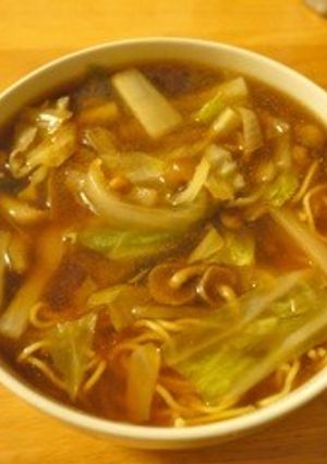 なめこdeあんかけ中華そば-レシピのメイン写真