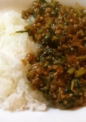 とっても簡単！大根の葉のドライカレー-レシピのメイン写真