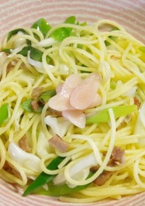 新生姜とネギのパスタ-レシピのメイン写真