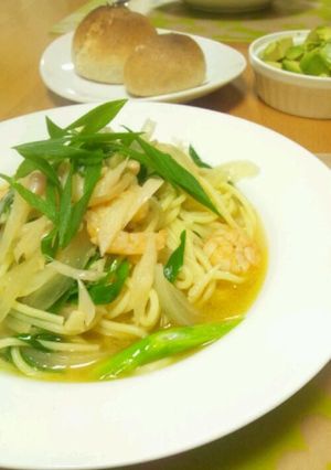 新しょうがと九条ねぎのパスタ-レシピのメイン写真