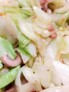 簡単つまみ バターキャベツ-レシピのメイン写真