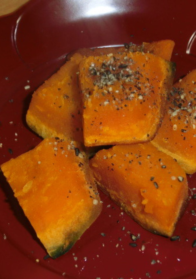 *レンジで煮崩れ無しの、簡単かぼちゃ煮*-レシピのメイン写真