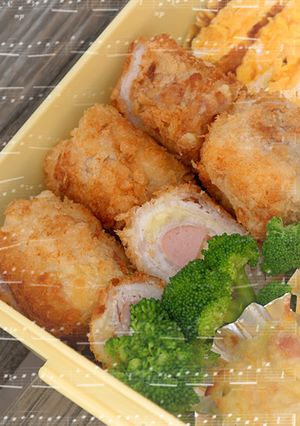 弁当おかず☆ひと口ミルフィーユカツ-レシピのメイン写真