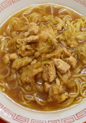 白菜と鶏肉のピリ辛ごま和え中華そば☆-レシピのメイン写真