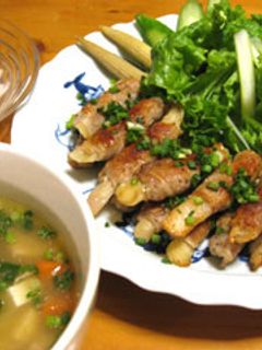 新生姜の豚肉巻き-レシピのメイン写真