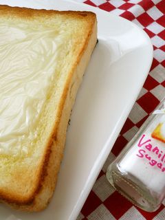 バニラシュガーで☆チーズトースト-レシピのメイン写真