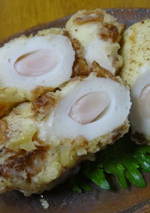 新生姜とちくわの天ぷら-レシピのメイン写真