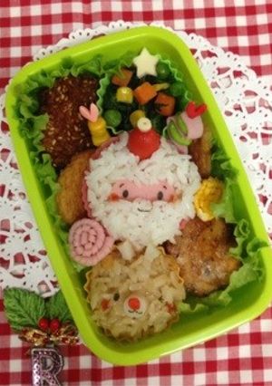 簡単！サンタさん☆ ＊キャラ弁＊-レシピのメイン写真