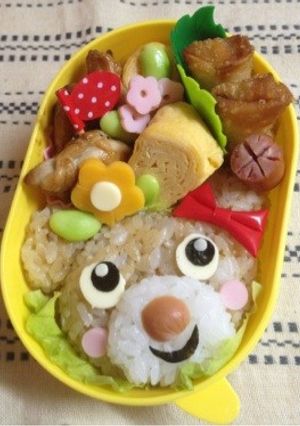 キャラ弁☆くまちゃん-レシピのメイン写真