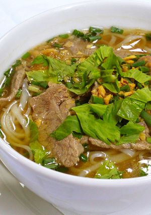鶏味塩 de 牛肉のライスヌードル-レシピのメイン写真
