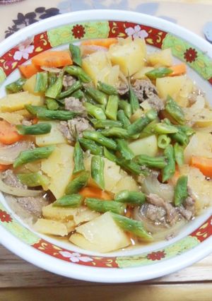 レンジで簡単肉じゃが-レシピのメイン写真
