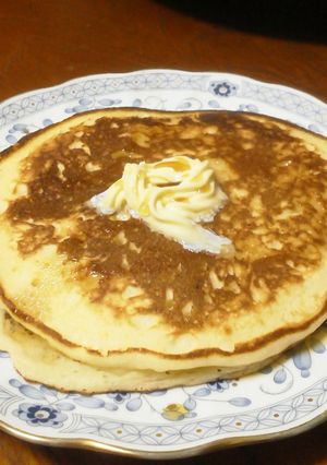 ホットケーキミックスでビルズ風パンケーキ-レシピのメイン写真