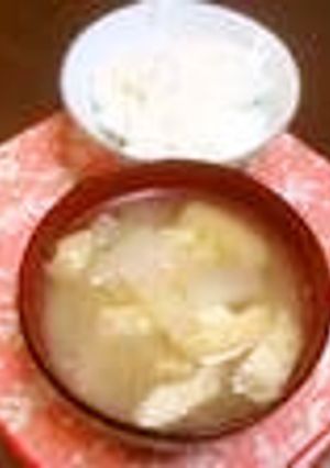 大根と油あげの味噌汁-レシピのメイン写真