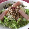 簡単☆納豆のパスタサラダ