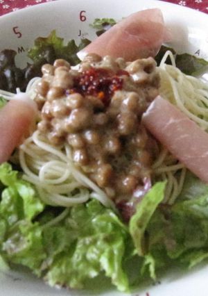 簡単☆納豆のパスタサラダ-レシピのメイン写真