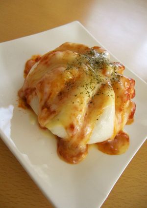 肉まんアレンジ！即席ピザまん-レシピのメイン写真