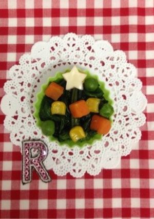 超簡単！クリスマスツリー☆ ＊キャラ弁＊-レシピのメイン写真
