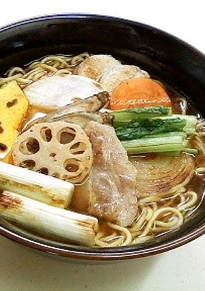 素焼き野菜のせ中華そば-レシピのメイン写真
