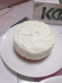 ゼラチン不要!簡単レアチーズケーキ-レシピのメイン写真