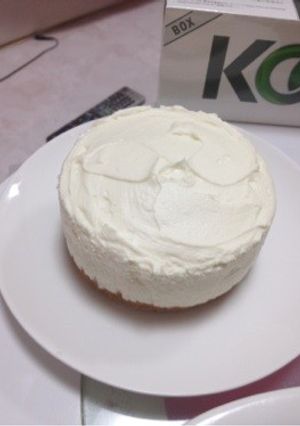 ゼラチン不要!簡単レアチーズケーキ-レシピのメイン写真