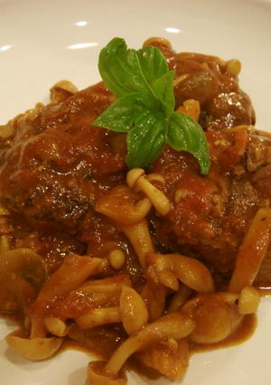 煮込みハンバーグ-レシピのメイン写真